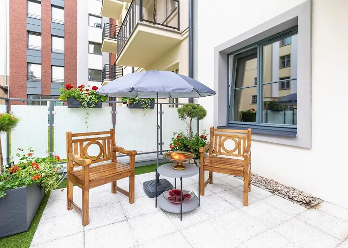 Bea Garden - Dwie Sypialnie I Taras * Elblag